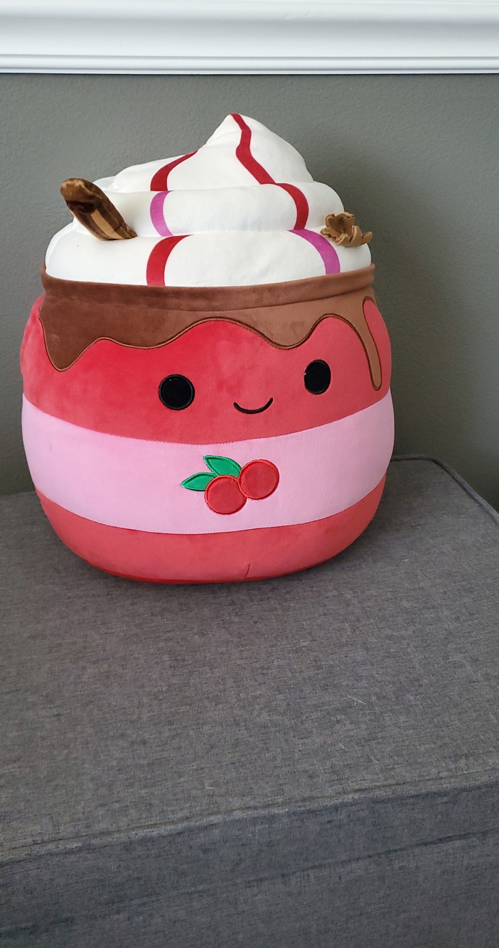 NWT 16" Squishmallows Maude The Cranberry Mocha Plush